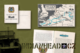 INDIANHEAD.CZ IM60012 US 2ID WWII BOOKLET THE HISTORY OF THE NINTH UNITED STATES INFANTRY